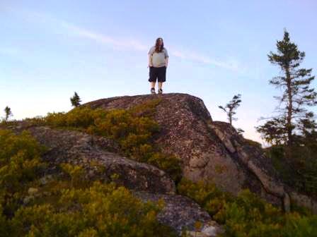 Jen at the 'Top Of The World', see GC 