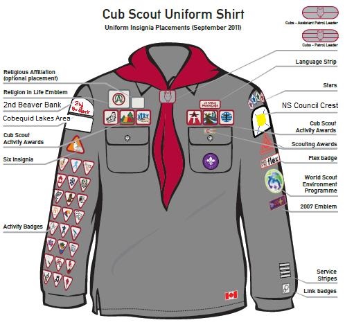 New for Sep 2011 Cub Scout Uniform